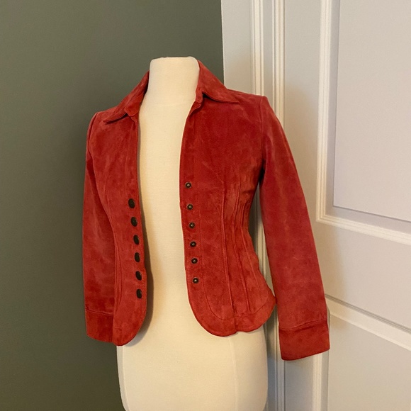 Red Suede Jacket - Picture 5 of 13